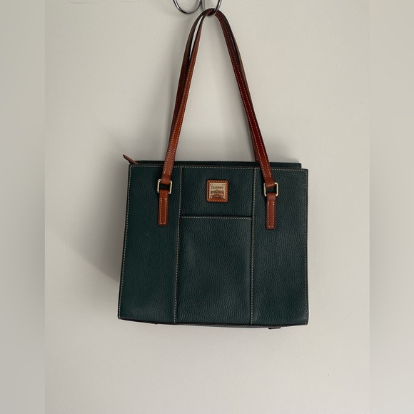 Handbags - Dooney & BOURKE Forest Green Tote Pebble Grain Lexington - excellent condition